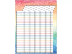Watercolor Incentive Chart