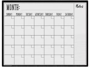Modern Farmhouse Write&nbsp;& Wipe Classroom Calendar