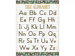 Eucalyptus Alphabet Poster