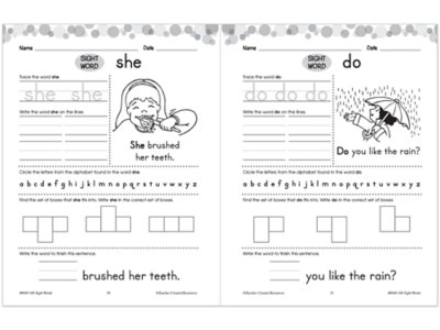 100 Sight-Words Workbook&nbsp;- <span style="white-space: nowrap;">K-Gr.&nbsp;1</span>