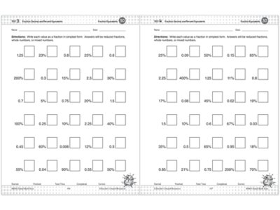 200 Timed Math Tests Workbook