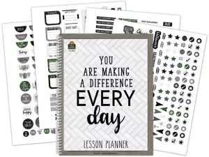 Modern Farmhouse Lesson Plan Book