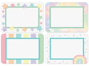 Pastel Pop Name Tags&nbsp;- Variety Pack