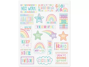 Pastel Pop Motivational Stickers