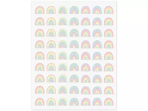 Pastel Pop Rainbow Mini Stickers