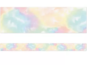 Pastel Pop Tie-Dye Border