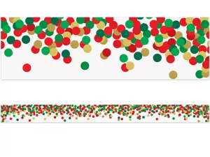 Confetti Holiday Border