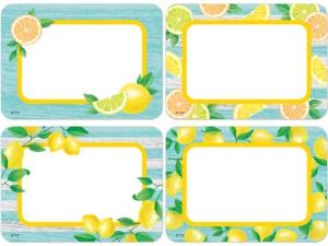 Lemon Zest Name Tags&nbsp;- Variety Pack