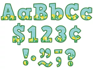 Lemon Zest 4" Punch-Out Letters