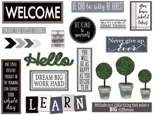 Modern Farmhouse Bulletin Board Set