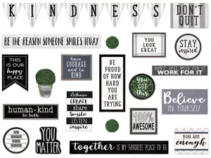 Modern Farmhouse Motivational Bulletin Board Set