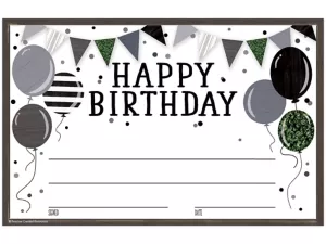 Modern Farmhouse Birthday Certificates