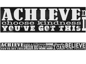 Modern Farmhouse Positive Sayings Border