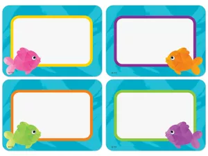Colorful Fish Name Tags&nbsp;- Variety Pack