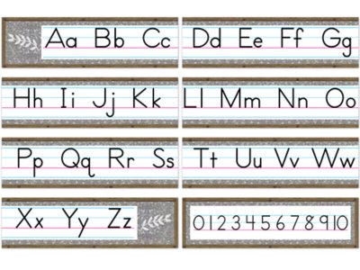 Home Sweet Classroom Traditional Manuscript Bulletin Board Set At Lakeshore Learning