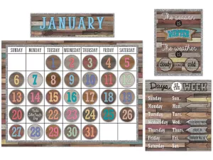 Home Sweet Classroom Calendar Bulletin Board Set