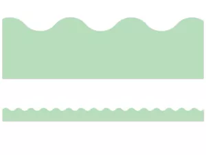 Home Sweet Classroom Mint Green Scalloped Border