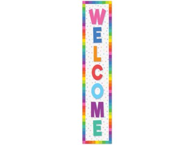 Colorful Welcome Banner at Lakeshore Learning