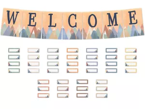 Moving Mountains Welcome Bulletin Board Set