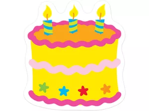 Birthday Cake Mini Accents
