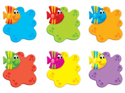 Sea Buddies® Fish Mini Accents at Lakeshore Learning for Free Printable Ocean Themed Name Tags