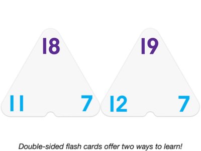 Addition&nbsp;& Subtraction Three-Corner<sup>®</sup> Flash Cards