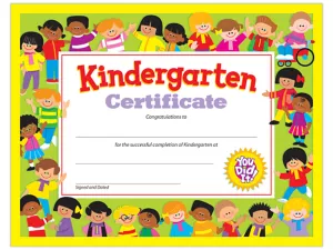 Kindergarten Graduation Certificates