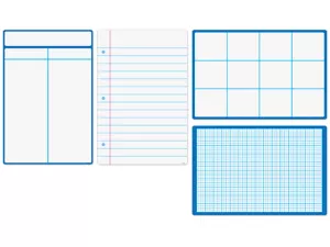Write&nbsp;& Wipe Note Sheets Learning Set