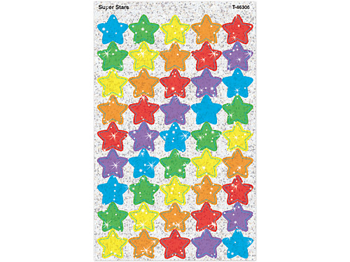 Lakeshore Sparkly Star Mini Stickers