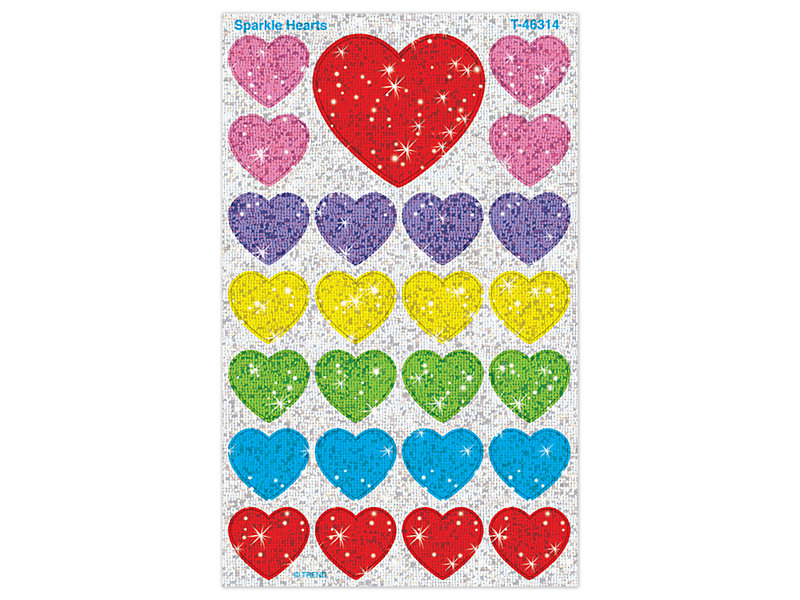 Sparkling Heart Stickers at Lakeshore Learning