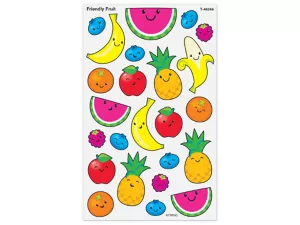 Friendly Fruit Stickers