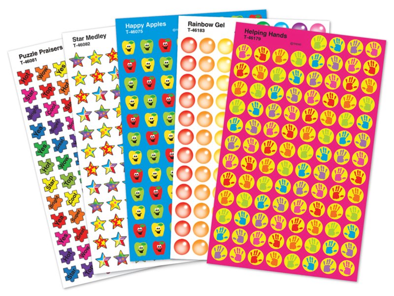 Everyday Favorites Mini Stickers - Variety Pack at Lakeshore Learning
