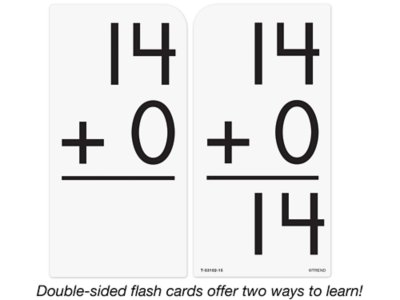 Addition <span style="white-space: nowrap;">13-18 Flash Cards</span> 