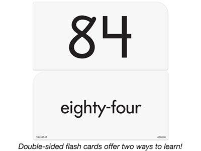 Numbers <span style="white-space: nowrap;">0-100 Flash Cards</span>