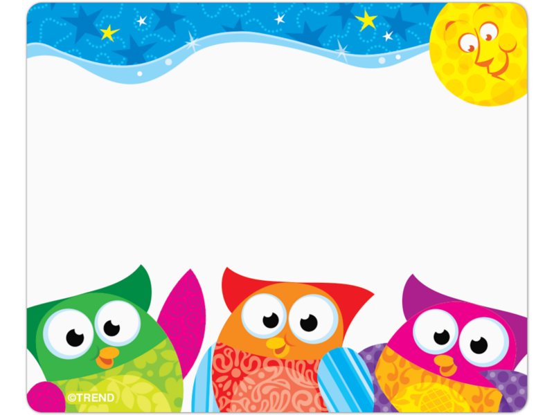 Owl Stars Name s At Lakeshore Learning