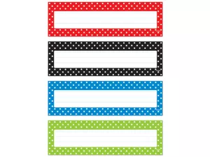 Polka Dot Nameplates&nbsp;- Variety Pack