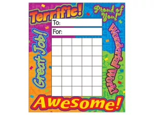 Motivational Mini Incentive Charts