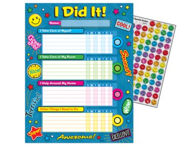 I Did It! Chore Charts&nbsp;- Set&nbsp;of&nbsp;25