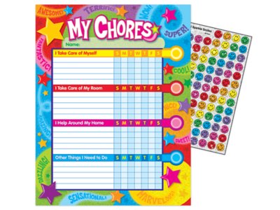 My Chores Charts&nbsp;- Set&nbsp;of&nbsp;25