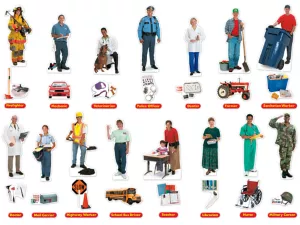 Community Helpers Bulletin Board Set