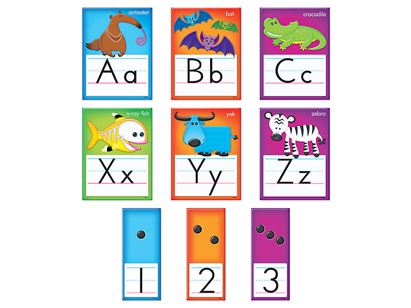 Animal Alphabet Card Bulletin Board Set at Lakeshore Learning