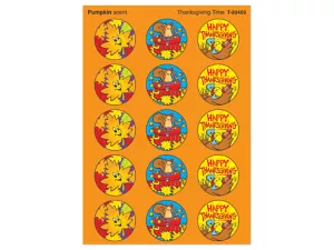 Thanksgiving Pumpkin-Scented Stickers
