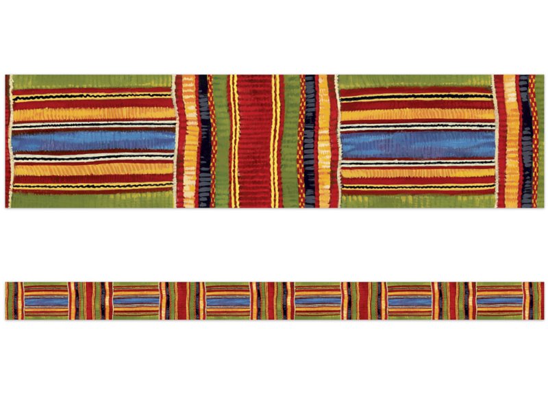 Free Kente Cloth Clipart Borders Hazard