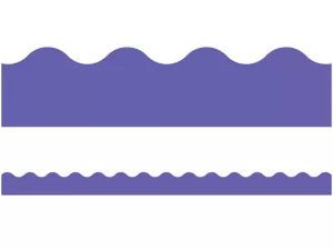 Purple Scalloped Border