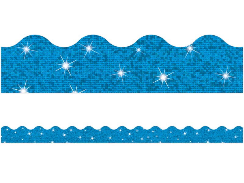 blue sparkle border