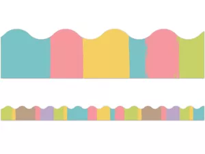 Good to Grow Striped Scalloped Border