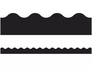 Black Scalloped Border