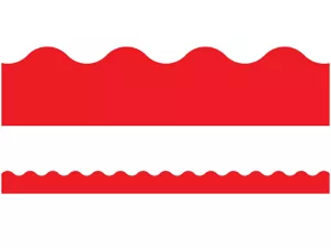 Red Scalloped Border