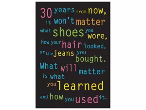 30 Years from Now… Motivational Poster