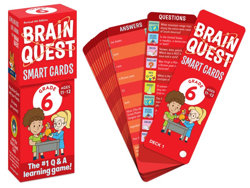 digimon card game: brain quest workbook grade 6: 1 deck Workbook: Walker, Persephone, Thornborrow, Nick: 9780761182436 Books with hundreds of curriculum Brain Quest Challenge Cards -